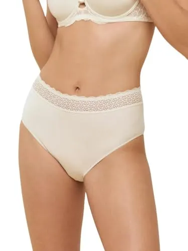 Triumph Damen Feel of Modal Midi Underwear, Creamy Dream, XL