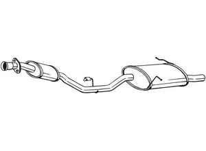 Endschalldämpfer BOSAL 283-171 - Schalldämpfer & Resonatoren, hochwertiger Endschalldämpfer von BOSAL für optimale Geräuschreduzierung und Leistung Ihres Fahrzeugs.