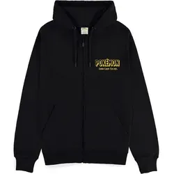 POKÉMON Hoodie schwarz XL - Stylischer POKÉMON Hoodie in XL aus 60% Baumwolle und 40% Polyester. Ideal für Freizeit und gemütliche Tage, bietet er hohen Tragekomfort und eine coole Optik.