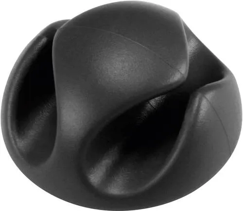 TRU COMPONENTS Kabelhalter selbstklebend 558364 Bündel-Ø-Bereich 8mm (max) Schwarz 6St.