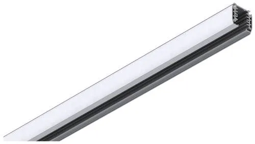 Paulmann ProRail3 Schiene 2m - Flexibles 3-Phasen-Schienensystem - Lichtsysteme: 2m Schiene in Silber, ideal für individuelle Beleuchtungslösungen in Verkaufsräumen, Arztpraxen oder Gastronomien.