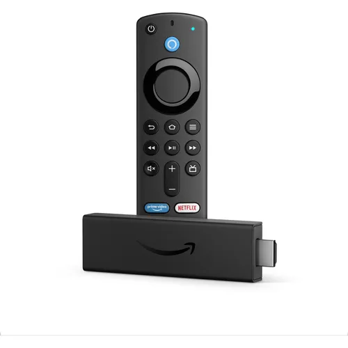 Amazon Fire TV Stick (2021) mit Alexa Sprachfernbedienung - Heimkino, Streaming Box mit 8 GB Speicher und Fire OS für grenzenloses Streaming und Sprachsteuerung.