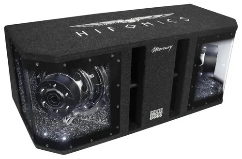 Hifonics Dual-Bandpass MR-10DUAL - High Performance Bandpass Auto-Subwoofer, 800 W RMS für kraftvollen Bass im Auto
