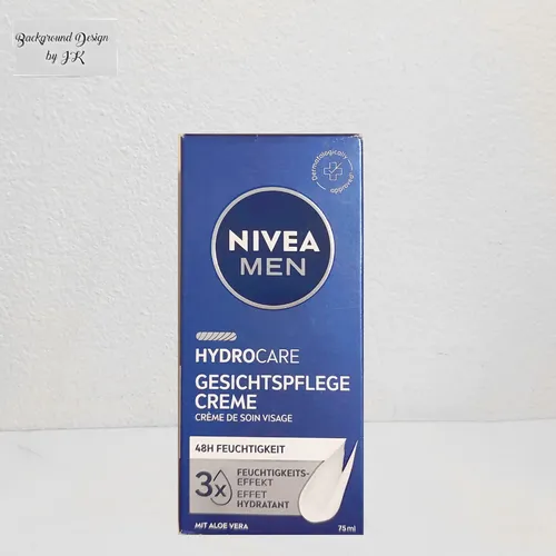 75ml Nivea MEN Hydro Care Gesichtspflegecreme schützt und pflegt trockene Haut