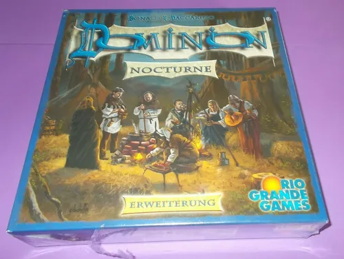 Dominion - Nocturne Gesellschaftsspiel - Erlebe spannende Strategien mit Dominion - Nocturne, dem innovativen Kartenspiel von Rio Grande Games, ideal für Spieleabende mit Freunden.