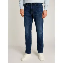 Tommy Hilfiger Herren Core Denton Jeans - Dunkelblaue Stretch-Denim Jeans mit 5-Pocket-Style, ideal für einen lässigen Look und hohen Tragekomfort.