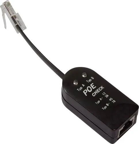 LogiLink WZ0028 - PoE Finder, Power Over Ethernet Statusanzeiger, kompakt und einfach zu bedienen für schnelle Netzwerkdiagnosen