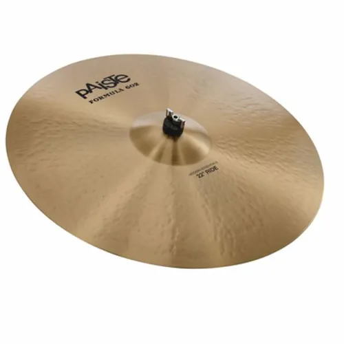 Paiste Formula 602 Ride 22" Modern Essentials - Becken für vielseitige Musikstile, handgefertigt aus CuSn20 Bronze für einen warmen, satten Klang. Ideal für Studio und Live-Einsatz mit hohem Dynamikpotential.