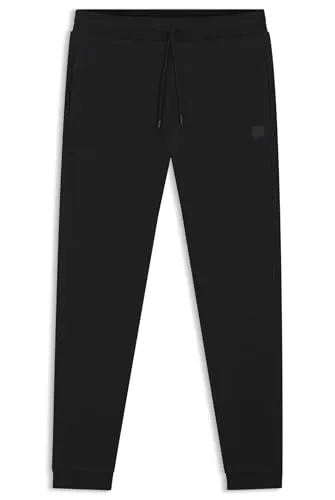 BOSS ORANGE Herren Sweathose "Sestart" - Stylische Herren-Sweathose in Schwarz aus 100% Baumwolle. Bequemer Regular Fit mit elastischem Bund und tonalem Logo. Ideal für Freizeit und Sport.