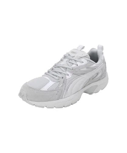 PUMA Unisex Adults MILENIO TECH SUEDE Sneaker, COOL LIGHT GRAY-FEATHER GRAY-PUMA WHITE, 47 EU