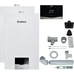 Vaillant Gasbrennwert Paket 1.125 VCW 20/26CS - Brenner & Kessel, energieeffiziente Gasheizung mit 20 kW Leistung, ideal für wandhängende Montage und Mehrfachbelegung.