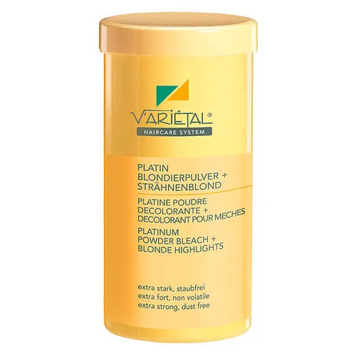 V'ARIÉTAL Platin Blondierpulver 400 g - Staubfrei für Strähnen - Extra starkes, staubfreies Blondierpulver für intensive Aufhellungen mit Platineffekt. Ideal für professionelle Anwendungen. Inhalt 400 g, sorgt für brillante Ergebnisse.