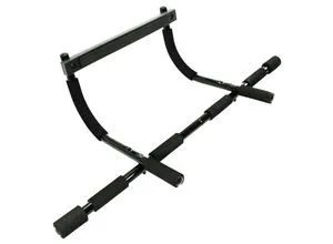 Best Sporting 4-in-1 Klimmzugstange - Multifunktions Tür-Reck für Klimmzüge, Liegestütze und Dips - einfache Montage ohne Bohren, belastbar bis 100 kg für effektives Training zu Hause.