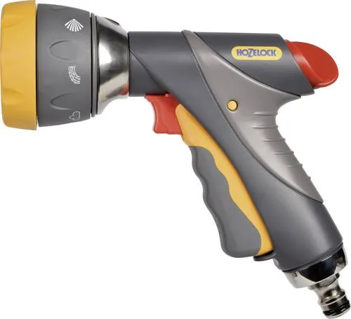 Hozelock Multi Spray Pro 2694 0000 Gartenbrause - Bewässerungssysteme mit widerstandsfähigem Gehäuse aus Zinklegierung und bequemer Soft-Touch-Ergonomie für höchsten Komfort bei der Nutzung.