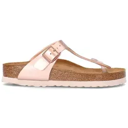Birkenstock Gizeh Kids BF Electric Metalli, rose (Gr. 37) - Bequeme Birkenstock Gizeh Hausschuhe für Kids in stylischem Electric Metalli. Ideal für den täglichen Gebrauch und mit hochwertigem Fußbett für besten Tragekomfort.