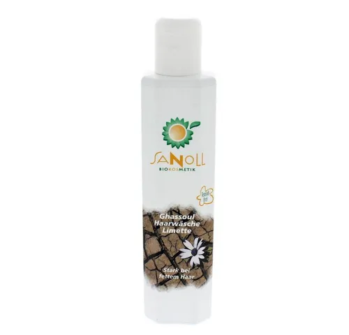 Sanoll Haarshampoo Ghassoul - Haarwäsche Limette 200ml