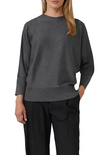 s.Oliver BLACK LABEL Relaxed Fit Turtleneck-Pullover - Strickpullover mit lässiger Passform aus weichem Viskose-Mix, der hohen Tragekomfort und Bewegungsfreiheit bietet – ideal für entspannte Outfits.