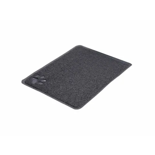 Trixie 40381 Vorleger für Katzentoiletten - 37x45 cm, anthrazit, befreit Pfoten von Katzenstreu und ideal für empfindliche Katzen