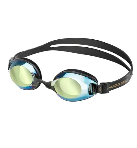 Aqua Speed Schwimmbrille für Kurzsichtige -5.0 - Schwimmbrille für Kurzsichtige mit effektiver Korrektur von Dioptrien -5.0, ideal für klare Sicht unter Wasser und perfekt für Schwimmen & Baden.