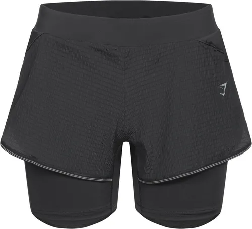 S|Gymshark Speed 2-in-1 Damen Shorts B2A5H-BBBB-BZ1