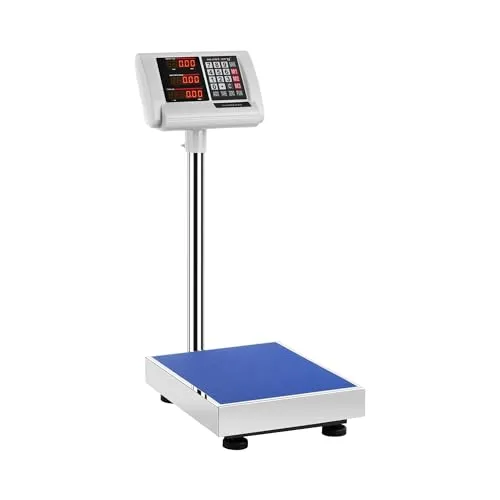 Steinberg Systems Plattformwaage SBS-PF-100/10A - Feinwaage mit 100 kg Maximalbelastung, präzise Abmessungen und integrierten Akku für bis zu 10 Stunden Betrieb - ideal für professionelle Anwendungen.