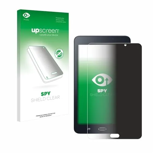 upscreen Anti-Spy Blickschutzfolie für Samsung Galaxy Tab A6 7.0 Privacy Screen Displayschutz-Folie [Sichtschutz, Blaulichtfilter]