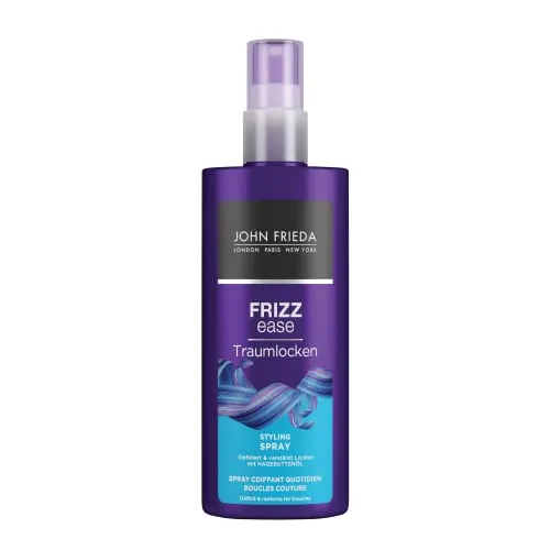 JOHN FRIEDA Frizz Ease Traumlocken Lockenspray 200 ml - Styling Spray für natürliche Locken, bändigt Frizz und sorgt für Elastizität, Sprungkraft und Glanz. Mit Hitzeschutz für geschmeidiges Haar.