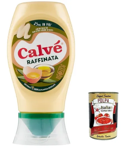 12x Calvé Maionese Raffinata Olivenöl Extra 250ml+Polpa