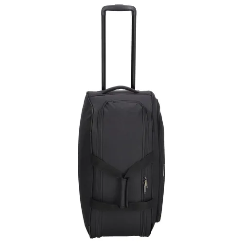 KENORADA Reisetasche mit Rollen SoftLITE Duffle Wheel schwarz - Geräumige und praktische Reisetasche mit 2-Wege-Reißverschluss und leichtem Teleskopgestänge. Ideal für Reisen, ausgestattet mit robusten Rollen und mehreren Griffen für einfachen Transport.