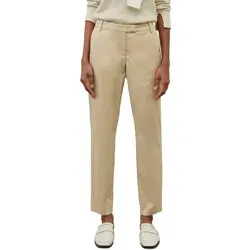 Marc O'Polo Damen Chinohose B01034110059, Braun, 38 EU - Damen-Hosen: Klassische Chinohose mit Slim Fit, aus 97 % Bio-Baumwolle für hohen Tragekomfort und nachhaltige Qualität. Vielseitig kombinierbar für jeden Anlass!