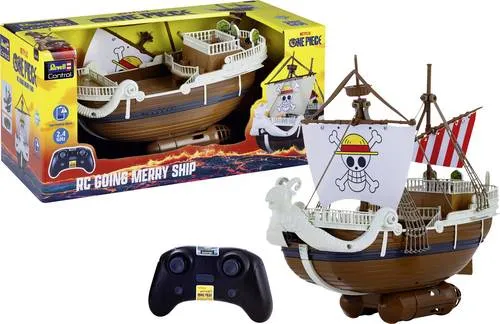 Revell Control RC Motorboot RtR - Going Merry - Erlebe das erste RC-Boot der beliebten Netflix-Serie "One Piece". Ideal für spannende Abenteuer auf dem Wasser und perfekt für Fans und Sammler!