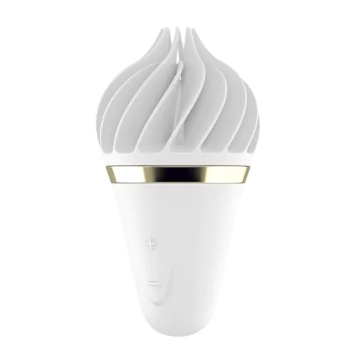 Auflegevibrator Satisfyer Sweet Treat, Klitoris-Vibrator für Sie, Klitorisstimulator mit 11 Rotatationsprogrammen, Sexspielzeug für Frauen 10,5 cm