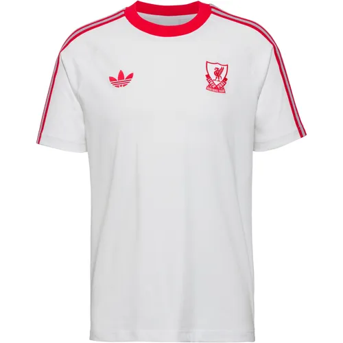 ADIDAS Herren Fanshirt Liverpool FC Originals - Stylisches Liverpool FC Originals T-Shirt aus weichem Baumwollmix. Ideal für Fans, die Fußballkultur schätzen. Schmale Passform und Rundhalsausschnitt für modernen Look.