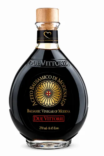Balsamico-Essig aus Modena 250ml - Due Vittorie - Essig aus Modena, Premium-Qualität mit intensivem Aroma, perfekt für Salate und Marinaden.