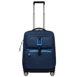 Piquadro Koffer & Trolley Corner 2.0 Cabin Spinner 40 x 20 x 55 - Trolley aus recyceltem Nylon, wasserabweisend mit 4 Rollen und innovativem Karabinerhaken für bequemes Reisen. Ideal als Handgepäck!