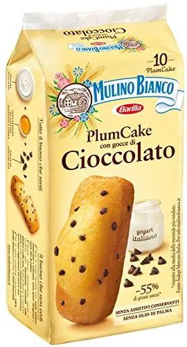 Mulino Bianco Plumcake Cioccolato, 350g(1er Pack)