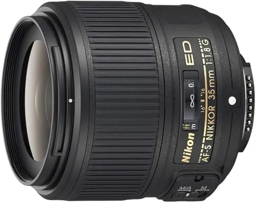 Nikon AF-S Nikkor 35mm 1:1.8G ED Objektiv - Lichtstarkes Weitwinkelobjektiv mit elegantem Bokeh für brillante Aufnahmen und leisen Autofokus