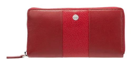 Maître Auen Dietrun Purse LH12Z Geldbörse Rot - Elegante Maître Geldbörse aus hochwertigem Leder, ideal für Damen. Mit 12 Fächern für Karten und praktischen Einschubmöglichkeiten für einen perfekten Überblick über Finanzen.
