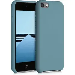 kwmobile Schutzhülle kompatibel mit Apple iPod Touch 6G / 7G (6. und 7.Generation) - Hülle Silikon gummiert - Cover Case in Arctic Night - Dunkelblau