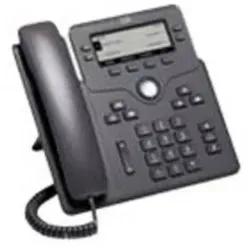 Cisco IP Phone 6841 - Leistungsstarkes VoIP-Telefon - Festnetztelefon mit 4 Linien, digitalem Lautstärkeregler und 3.5 Zoll Bildschirm für klare Kommunikation im Büro.