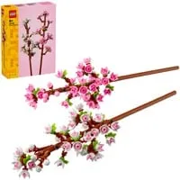 LEGO Kirschblüten - Künstliche Blumen zum Bauen, kreative Schreibtisch-Deko für Jungen und Mädchen ab 8 Jahren, ideal als romantisches Geschenk und individuell gestaltbar
