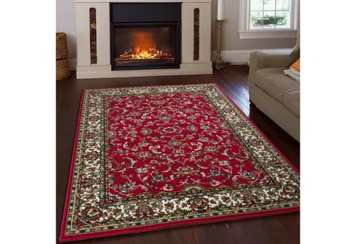 OTTO home Teppich Ezzo, rechteckig mit Bordüre - Flachgewebe-Teppich im eleganten Orient-Design, strapazierfähig und pflegeleicht, ideal für Wohnzimmer oder Esszimmer, auch für Fußbodenheizungen geeignet.