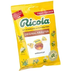 Ricola Kräuter Bonbons 75 g - Arzneimittel mit natürlichen Kräutern für Hals und Rachen, wohltuend und erfrischend – ideal für unterwegs.