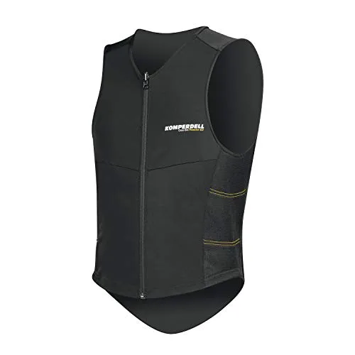 Komperdell Herren Protektor Top CrossSUPER ECO mit Gürtelweste - Hochwertige Protektorweste für optimalen Schutz beim Sport. Der Doppelnierengurt sorgt für eine perfekte Passform, während der mehrschichtige Rückenprotektor für zuverlässige Sicherheit bei Stürzen sorgt.
