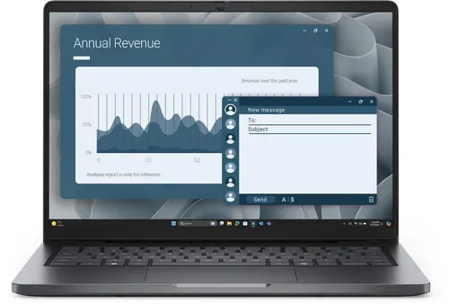 Dell Pro 14 PC14255 Notebook mit AMD Ryzen AI 7 PRO 350 - Leistungsstarkes 14" Notebook mit modernem AMD Ryzen Prozessor, ideal für effizientes Arbeiten und Multimedia-Anwendungen.