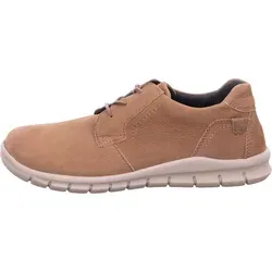 Waldläufer Komfort Schnürschuhe Hector Herren - Beige 44 1/2 EU - Schnürer aus hochwertigem Nubukleder, mit austauschbarem Fußbett für individuelle Einlagen. Bequem und vielseitig, ideal für den täglichen Gebrauch!