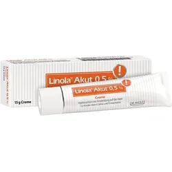 Linola Akut 0.5% Creme - Arzneimittel zur Behandlung von Hauterkrankungen mit schwach wirksamen Kortikosteroiden. Ideal für die kurzfristige Anwendung bei leichten Beschwerden.