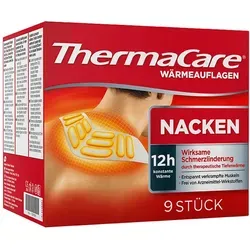 Thermacare Nacken-/Schulter Auflagen zur Schmerzlinderung, 9 ST - Bewegungsapparat-Medikamente mit 12 Stunden langanhaltender Wärme für effektive Schmerzlinderung bei Verspannungen und Schmerzen im Nacken- und Schulterbereich.