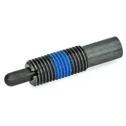 Federnde Druckstücke M16, 15 mm Federweg, verstärkter Federd