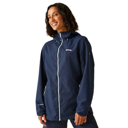 Regatta Regenjacke "Hamara IV" - Dunkelblau, Größe 42 - Funktionsjacken mit Isotex-Technologie, wasserdicht und atmungsaktiv für optimalen Schutz bei jedem Wetter.